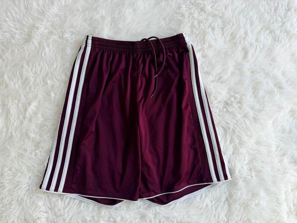 Adidas Athletic Performance Boys Shorts Maroon Size XL